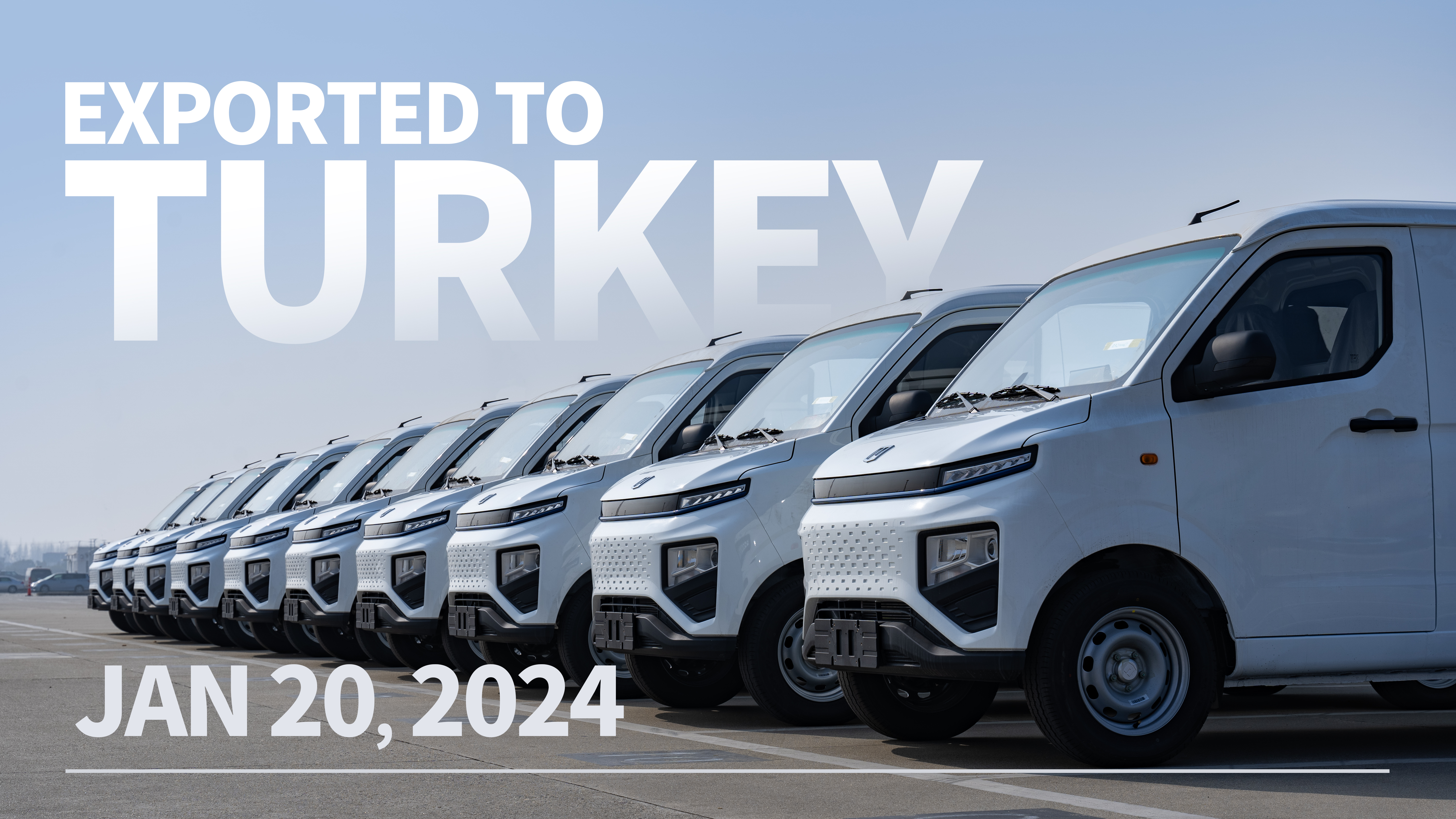 Farizon Ships First Batch of V6E Vans to Turkey